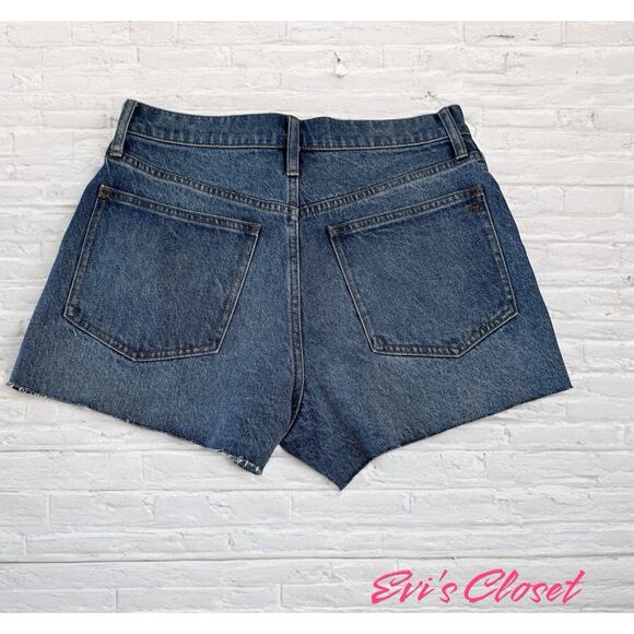 Madewell The Perfect Jean Short in Burnett Wash Tencel Lyocell Size 24 - Picture 3 of 14